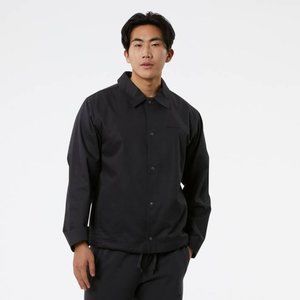 New Balance NB Athletics Nature State Coaches Jacket Black - MJ23552 - Small